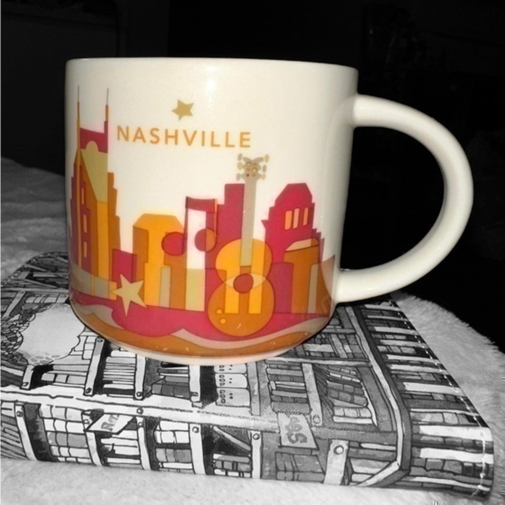 Starbucks Nashville Tennessee YAH You Are Here Collection Series Coffee Mug Cup